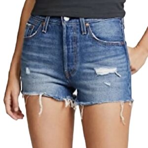 Paige Daryn Cut Off Izza Destructed Distressed Shorts Size 27.